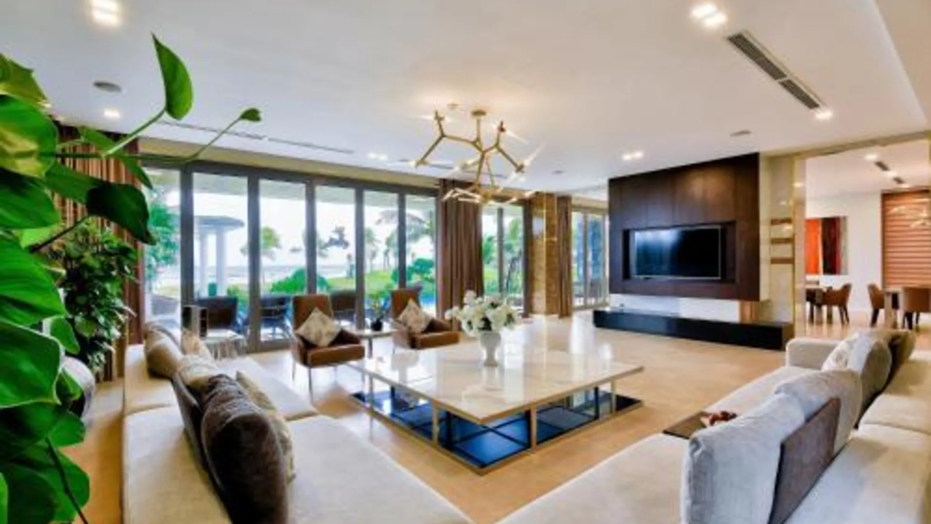 다낭 Luxury Pool Villa Close To The Private Beach 5성급 호텔 로비