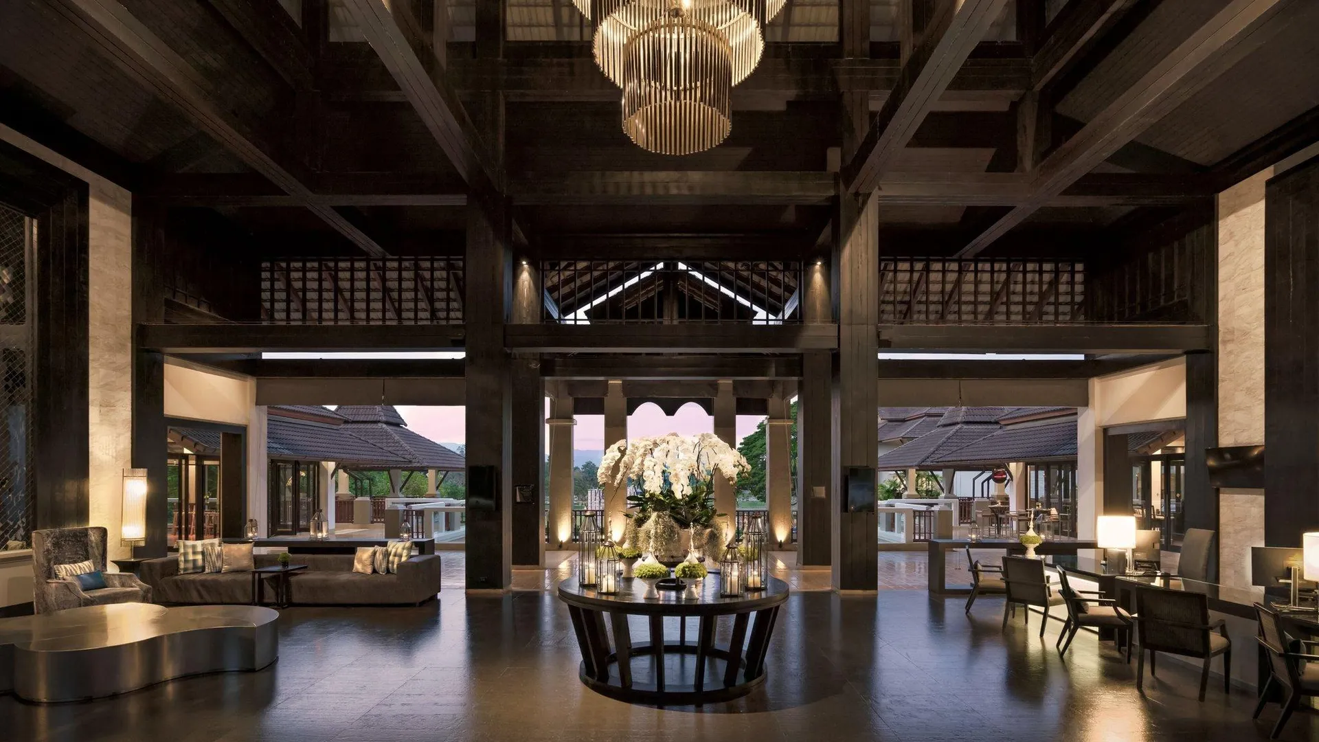 치앙라이 르 메르디앙 치앙라이 리조트, 태국 5성급 호텔 로비