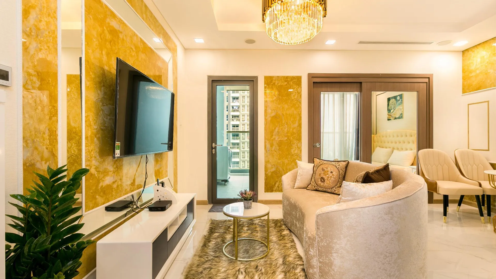 호치민 빈탄의 스튜디오 아파트먼트 (55m², 프라이빗 욕실 1개) 4성급 싱글룸 객실