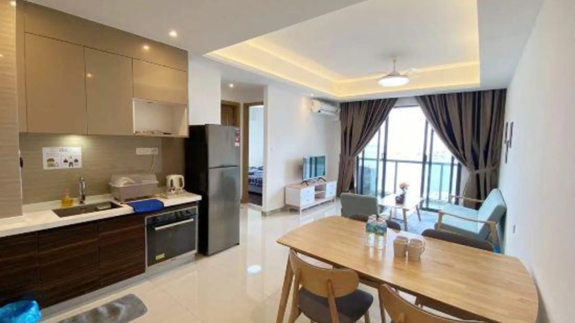 조호바루 / 조호르바루 R&F Princess Cove Boutique Homestay By TREX #Nearby CIQ #Johor Bahru #JB Central 3성급 호텔 레스토랑