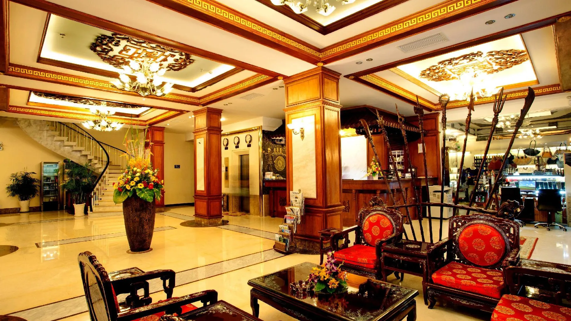 호치민 후옹센 호텔 3성급 호텔 레스토랑