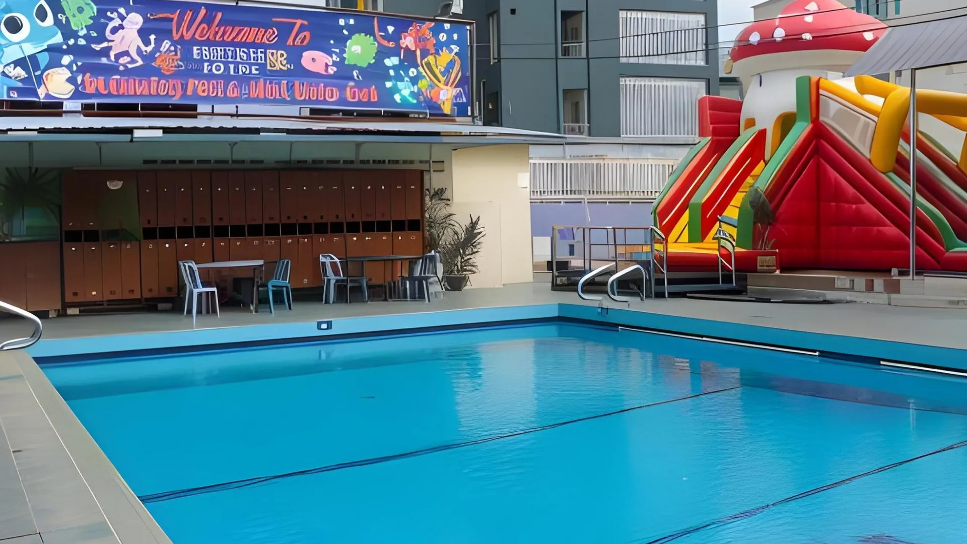 틀룩인탄 앙소카 호텔 텔루크 인탄 3성급 호텔 수영장