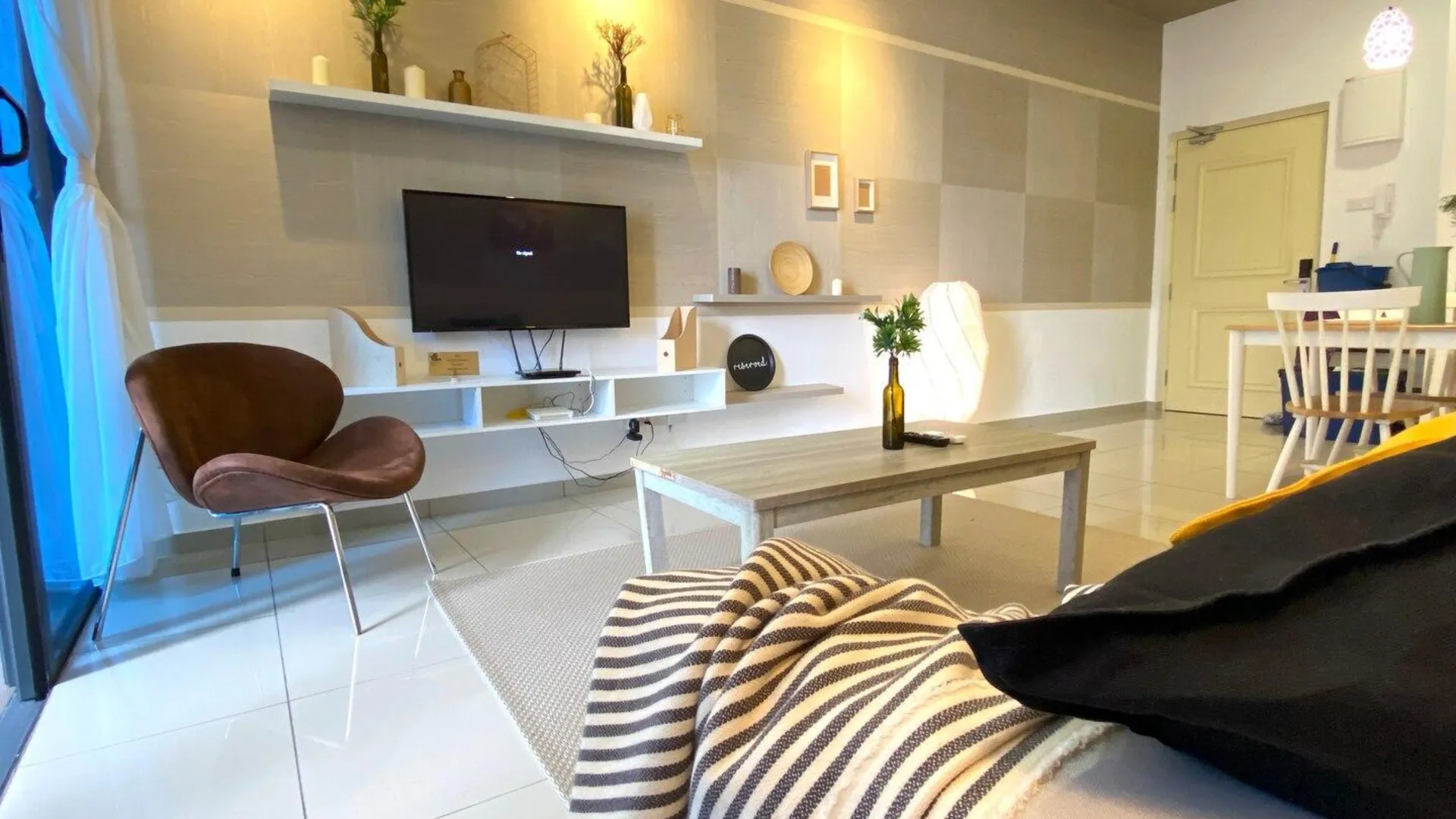 말라카 말라카 시내의 아파트먼트 (64m², 침실 1개, 프라이빗 욕실 1개) 3성급 싱글룸 전망