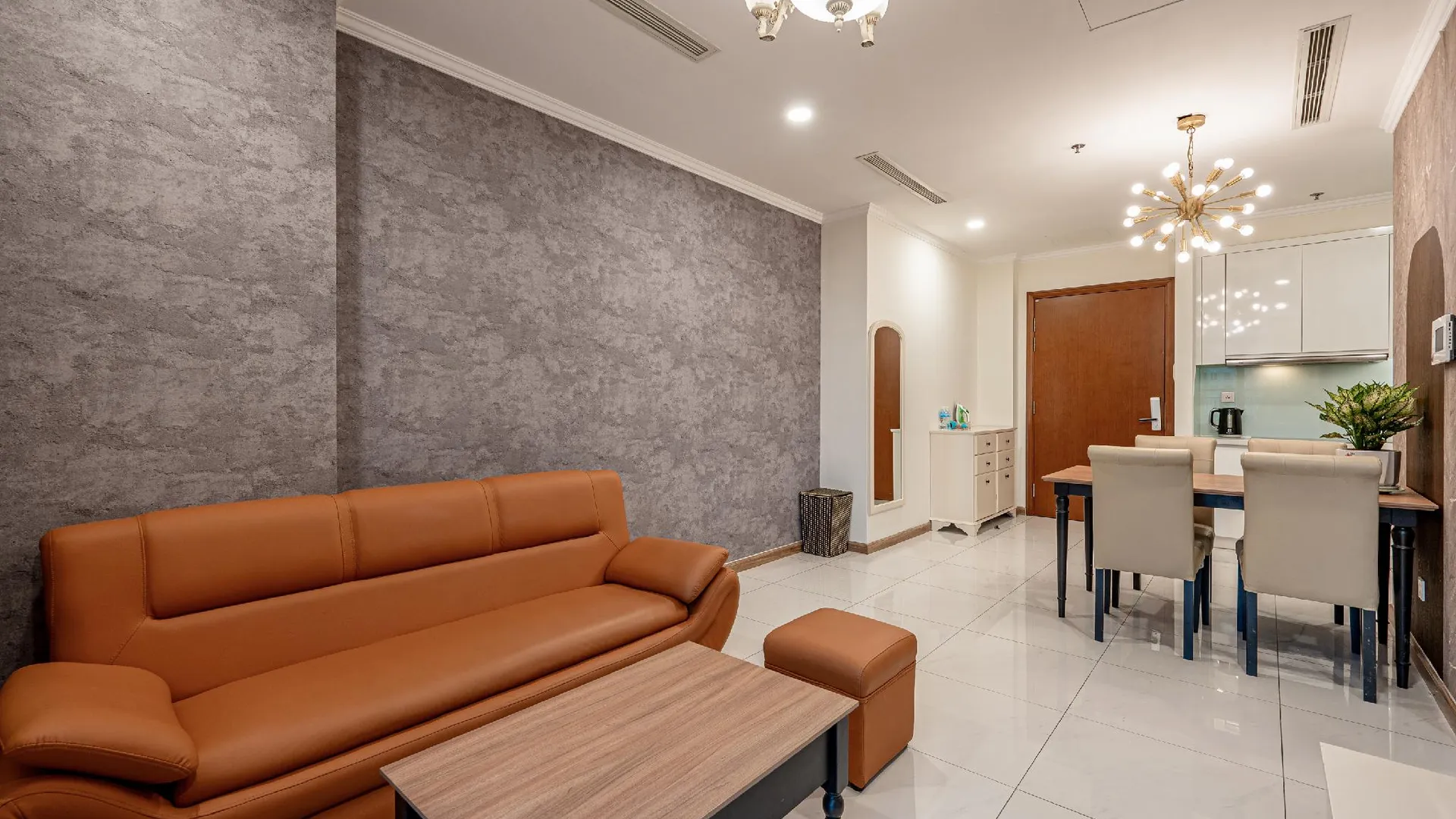 호치민 빈탄의 아파트먼트 (55m², 침실 1개, 프라이빗 욕실 1개) 4성급 싱글룸 외관