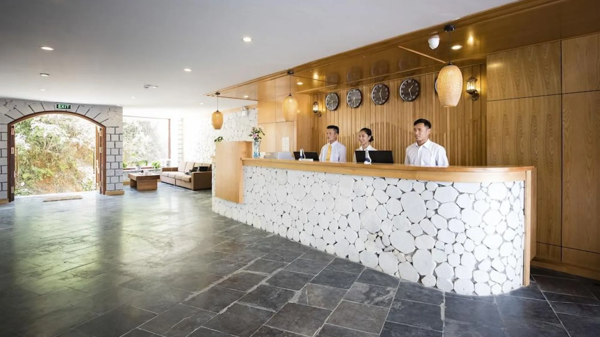 사파 뷰티풀 사파 호텔 3성급 호텔 로비