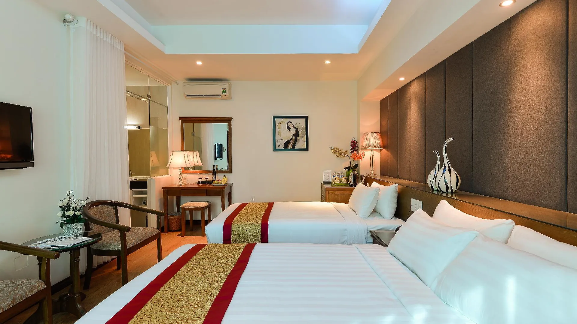 호치민 사이공 시티 호텔 A 3성급 호텔 스위트룸