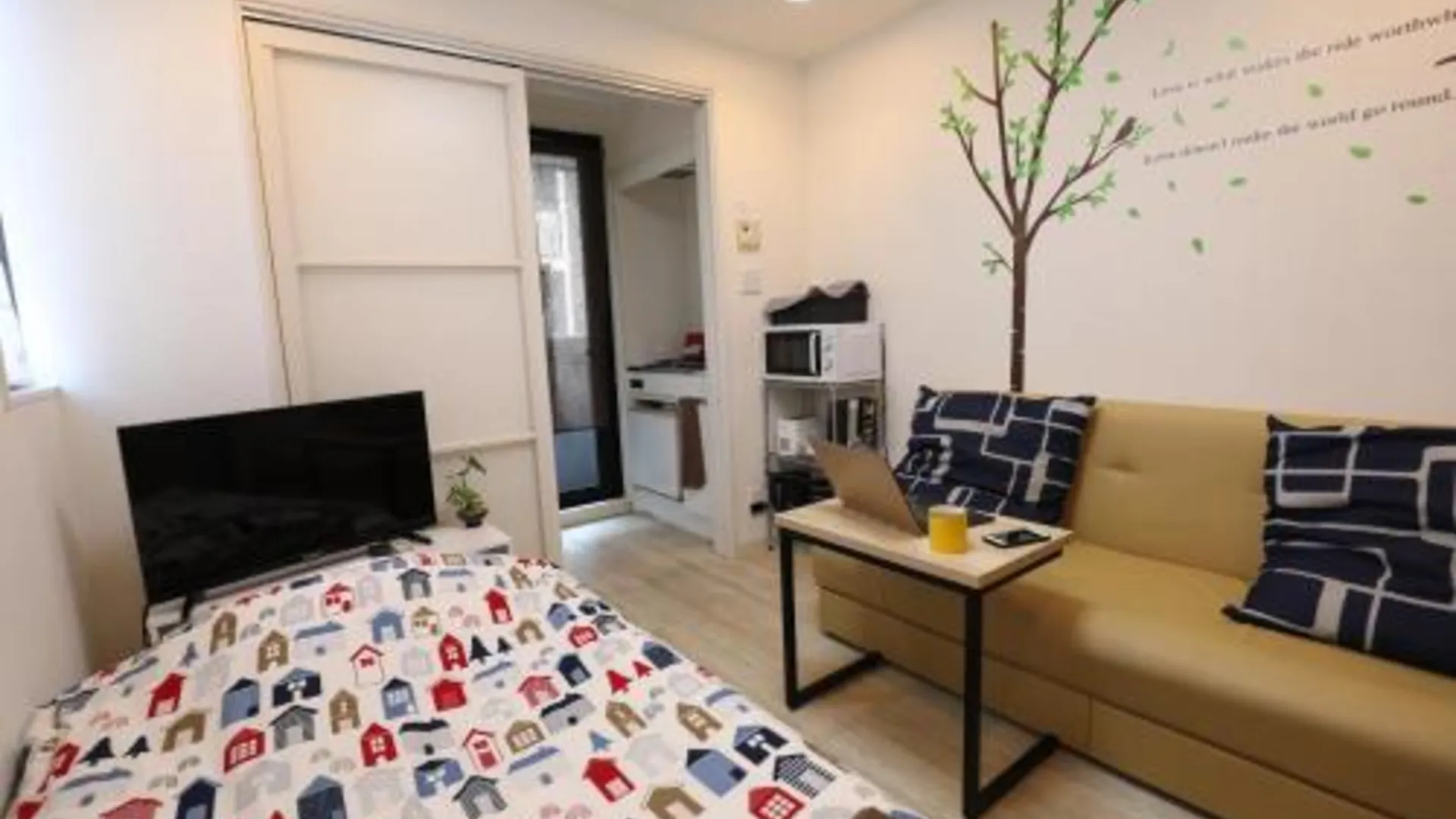 후쿠오카 하카타의 아파트먼트 (15m², 침실 1개, 프라이빗 욕실 1개) 3성급 게스트하우스 스위트룸