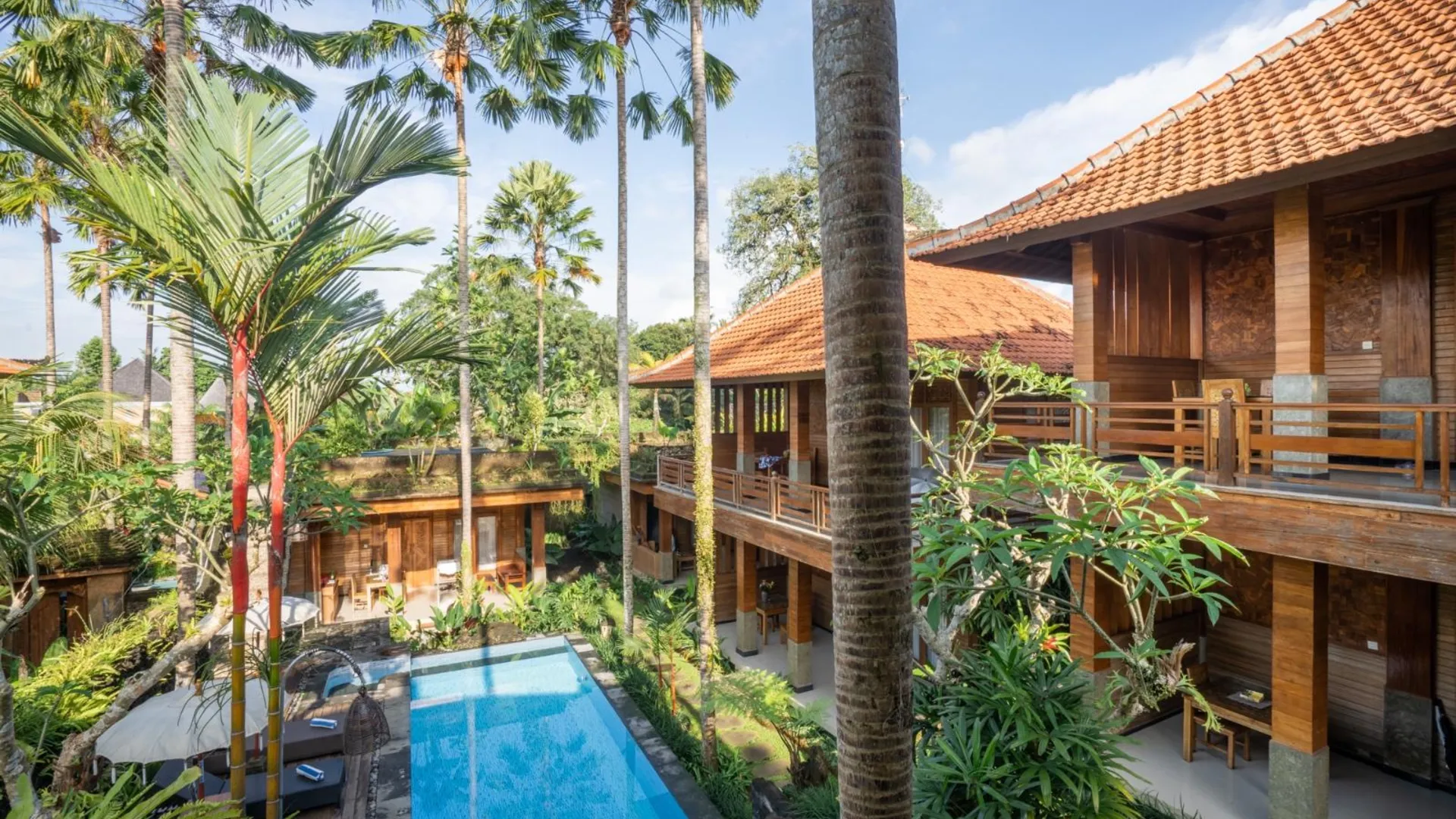 발리 부디아유 빌라 우붓 4성급 호텔 외관