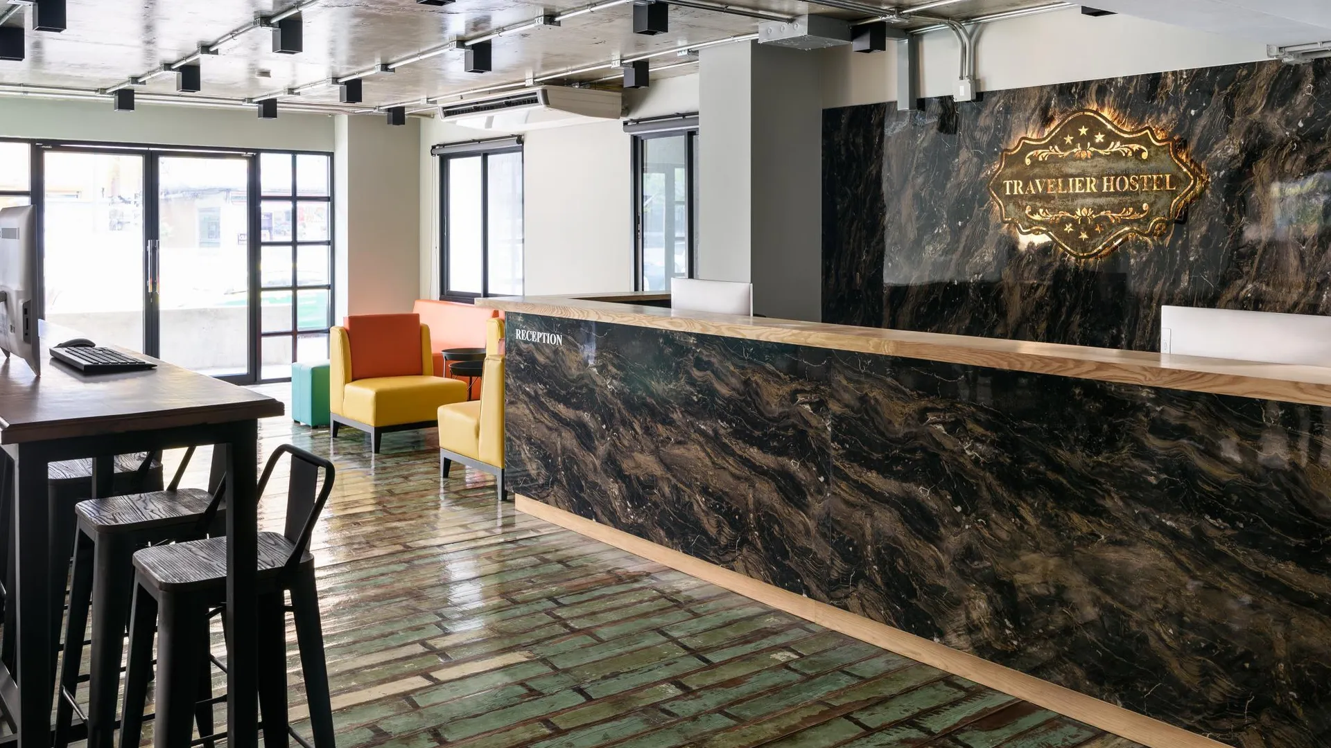 방콕 트래블리어 호스텔 2성급 호텔 전망