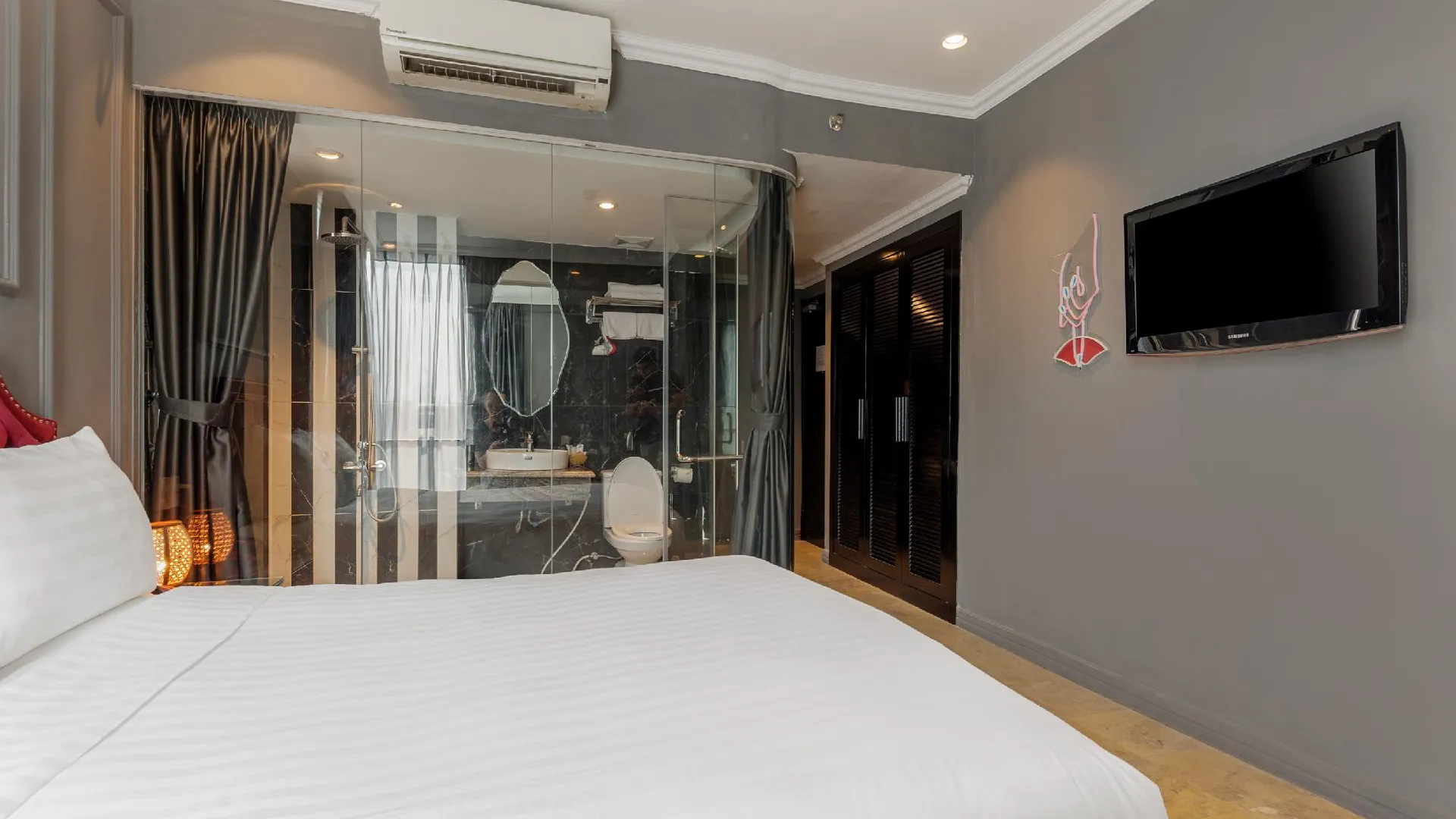 하노이 벨빌라 호안끼엠레이크 근처, 빈콤센터 바찌에우 구 르그랑 - 더 선 3성급 호텔 객실