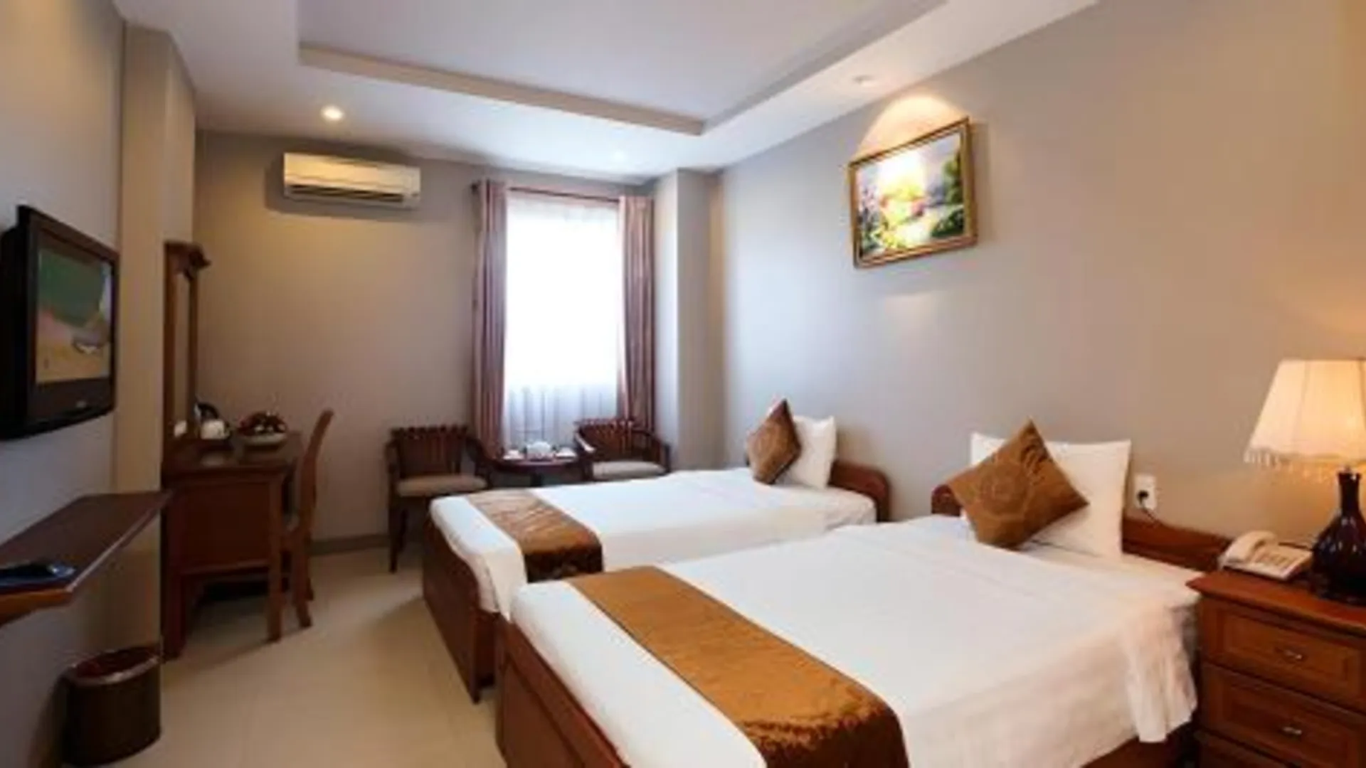 호치민 화이트 라이언 호텔 3성급 호텔 전망