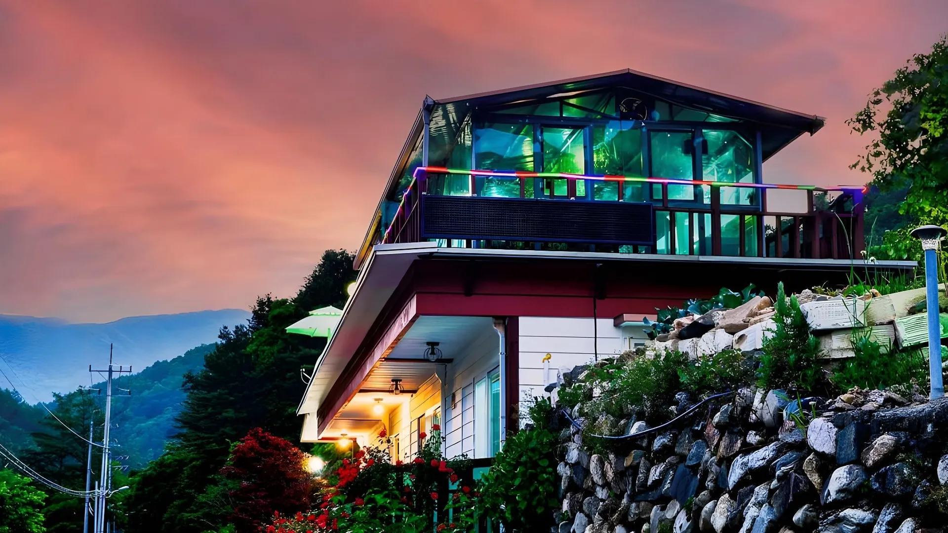 가평 산골이야기 펜션 2성급 게스트하우스 외관