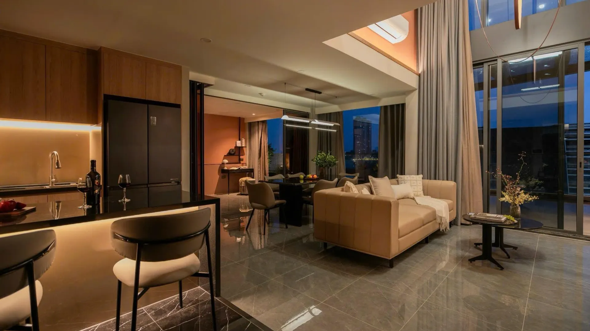 호치민 더 메트로폴 럭셔리 레지던스 바이 베비스타 5성급 게스트하우스 스위트룸