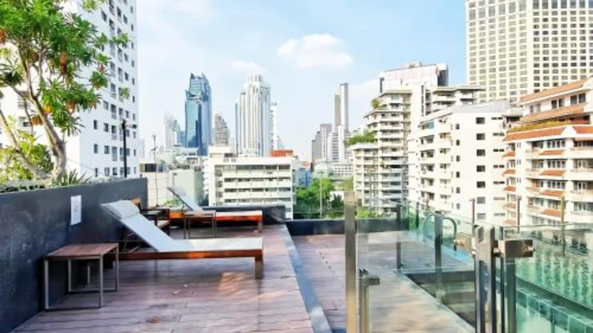 방콕 수쿰윗 / 스쿰빗의 아파트먼트 (32m², 침실 1개, 프라이빗 욕실 1개) 5성급 게스트하우스 전망