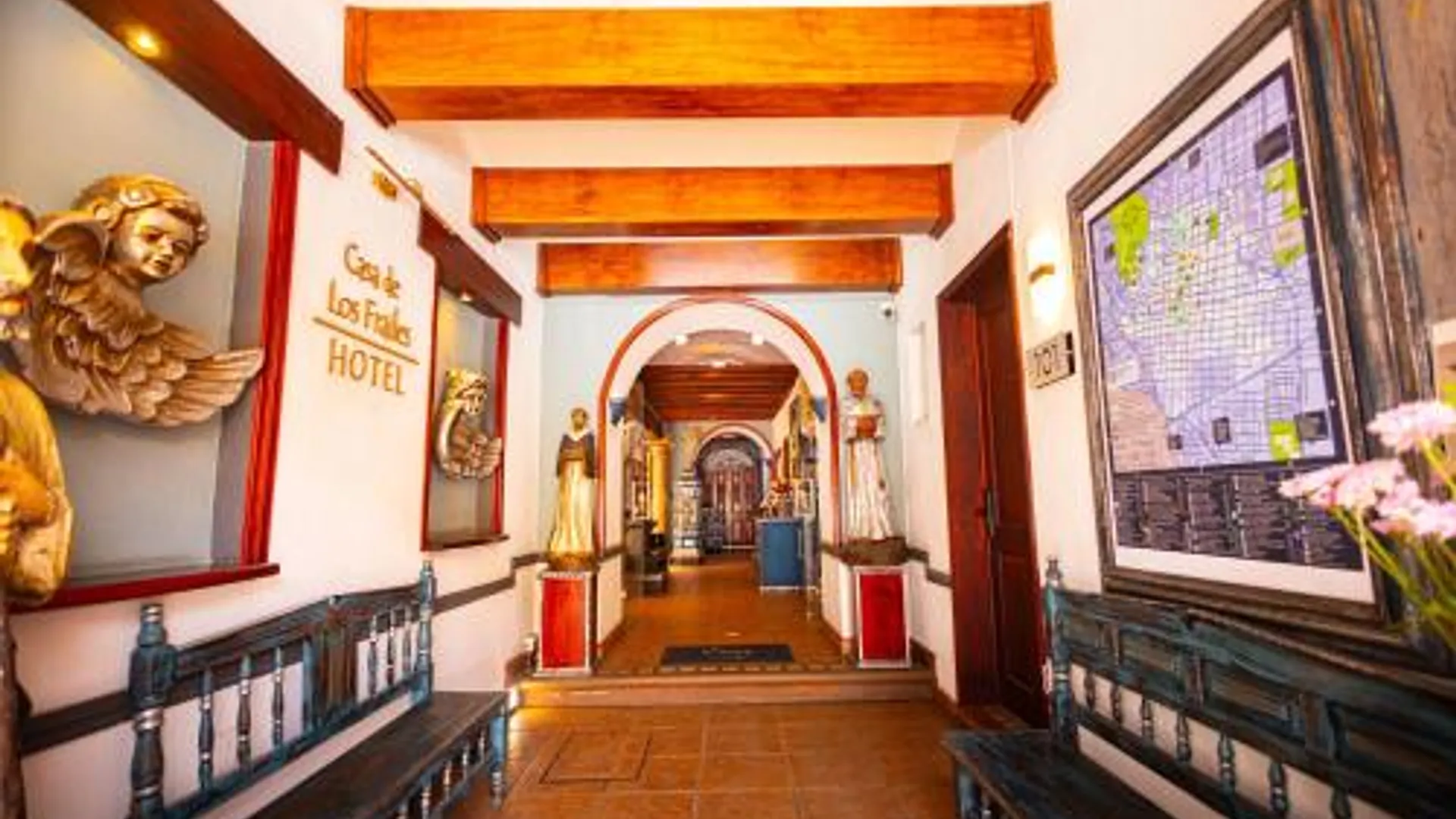 오악사카 호텔 카사 드 로스 프레일레 4성급 호텔 전망