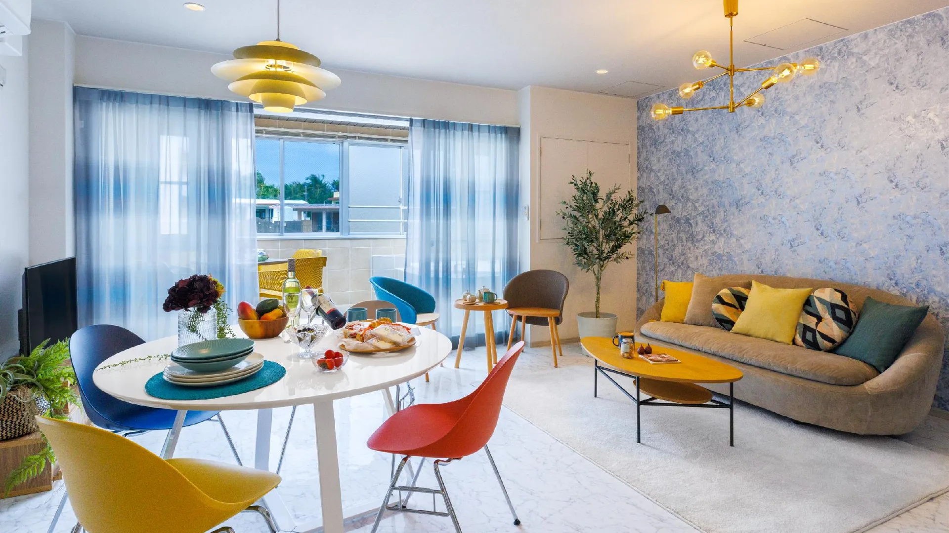 오키나와 본섬 사우덜리스 콘도미니엄 온나 5성급 호텔 객실