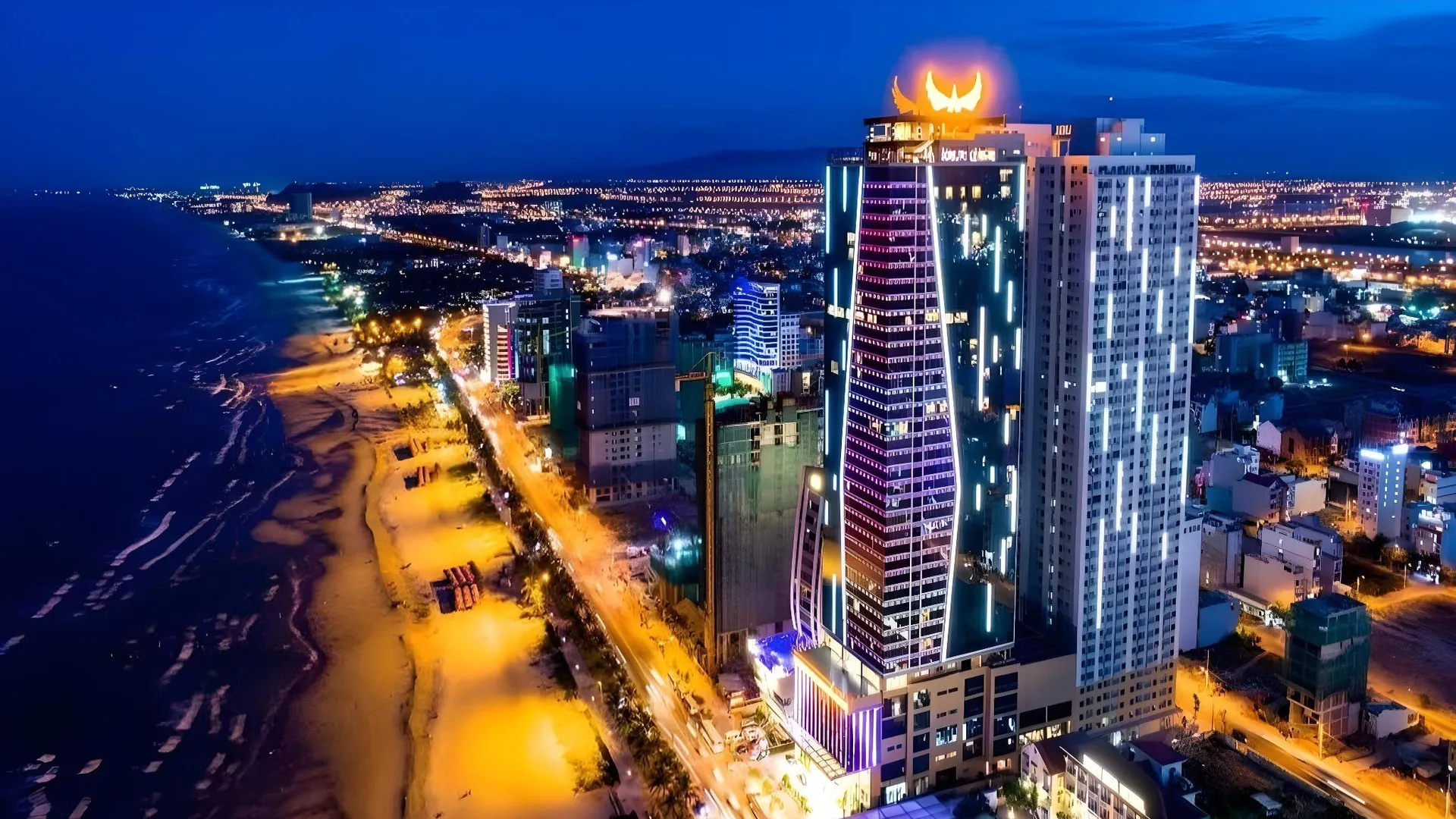 다낭 프억 미의 아파트먼트 (100m², 침실 3개, 프라이빗 욕실 2개) 3성급 싱글룸 외관