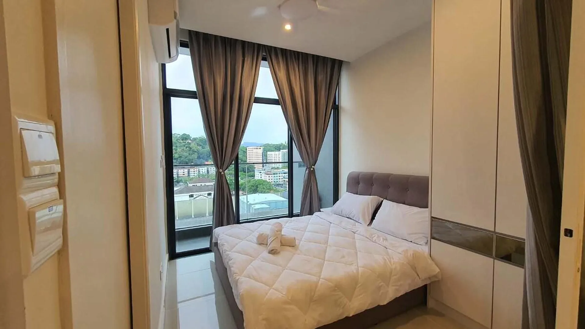 코타키나발루 탄중 아루의 프라이빗 하우스 (38m², 침실 1개, 프라이빗 욕실 1개) 4성급 싱글룸 스위트룸