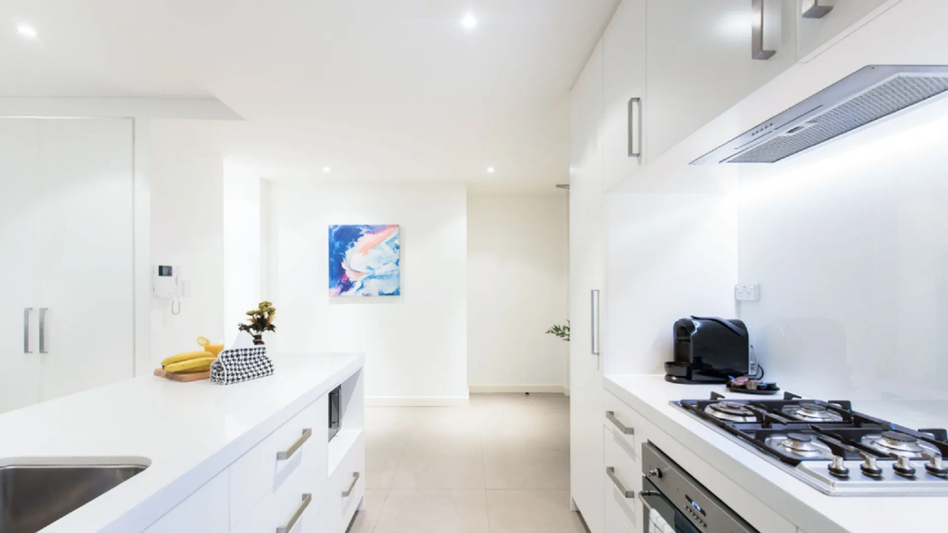 호치민 4군의 아파트먼트 (80m², 침실 2개, 프라이빗 욕실 2개) 3성급 싱글룸 전망