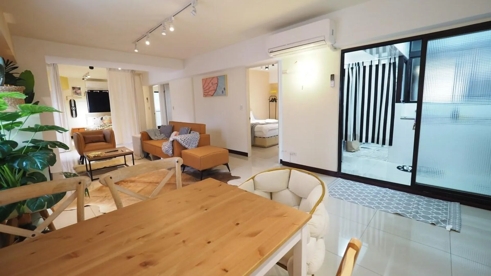 타이베이 시먼딩의 아파트먼트 (132m², 침실 3개, 프라이빗 욕실 2개) 3성급 싱글룸 로비