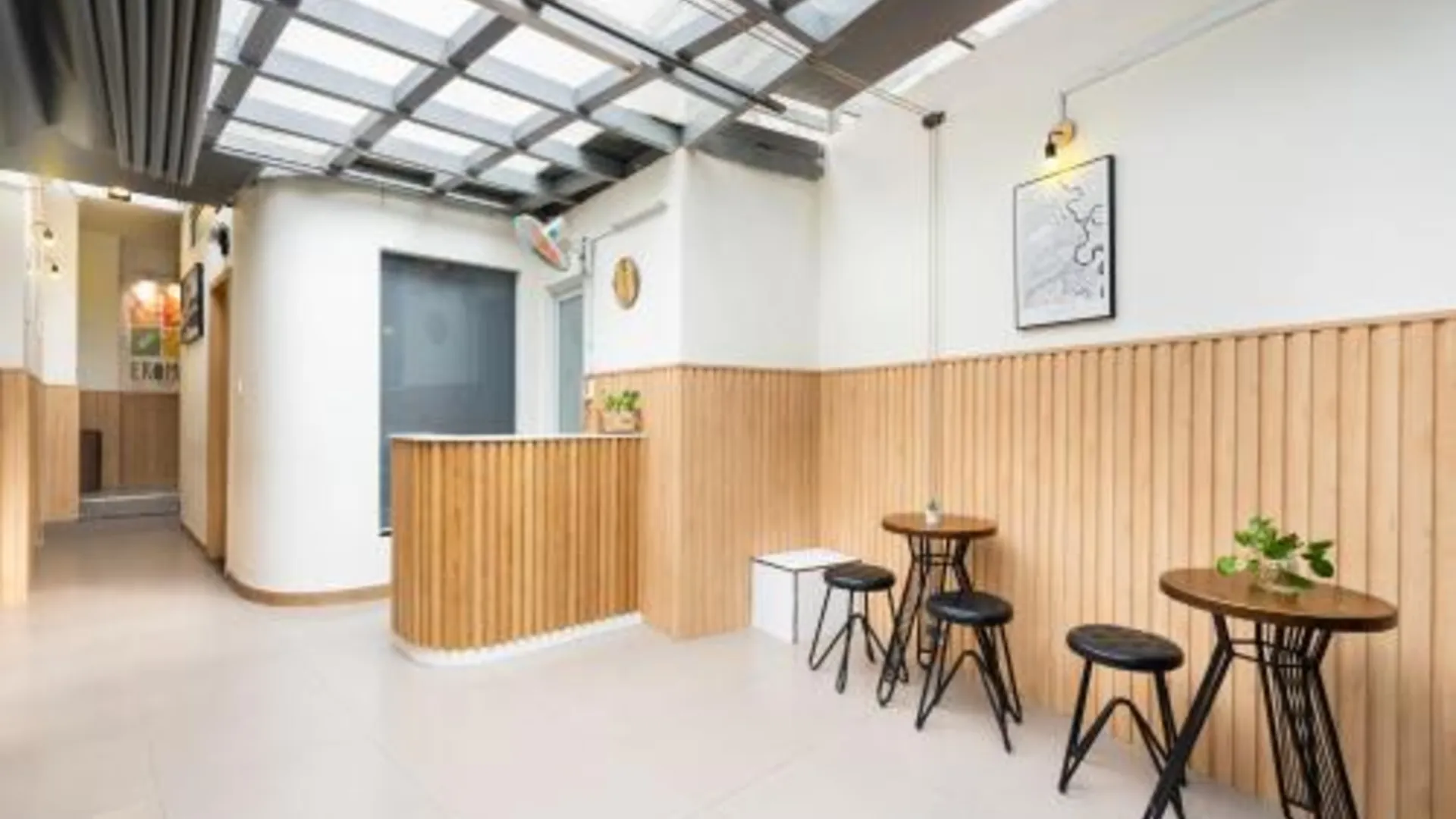 호치민 에코모 홈 102 - 센트럴 사이공 4성급 게스트하우스 레스토랑