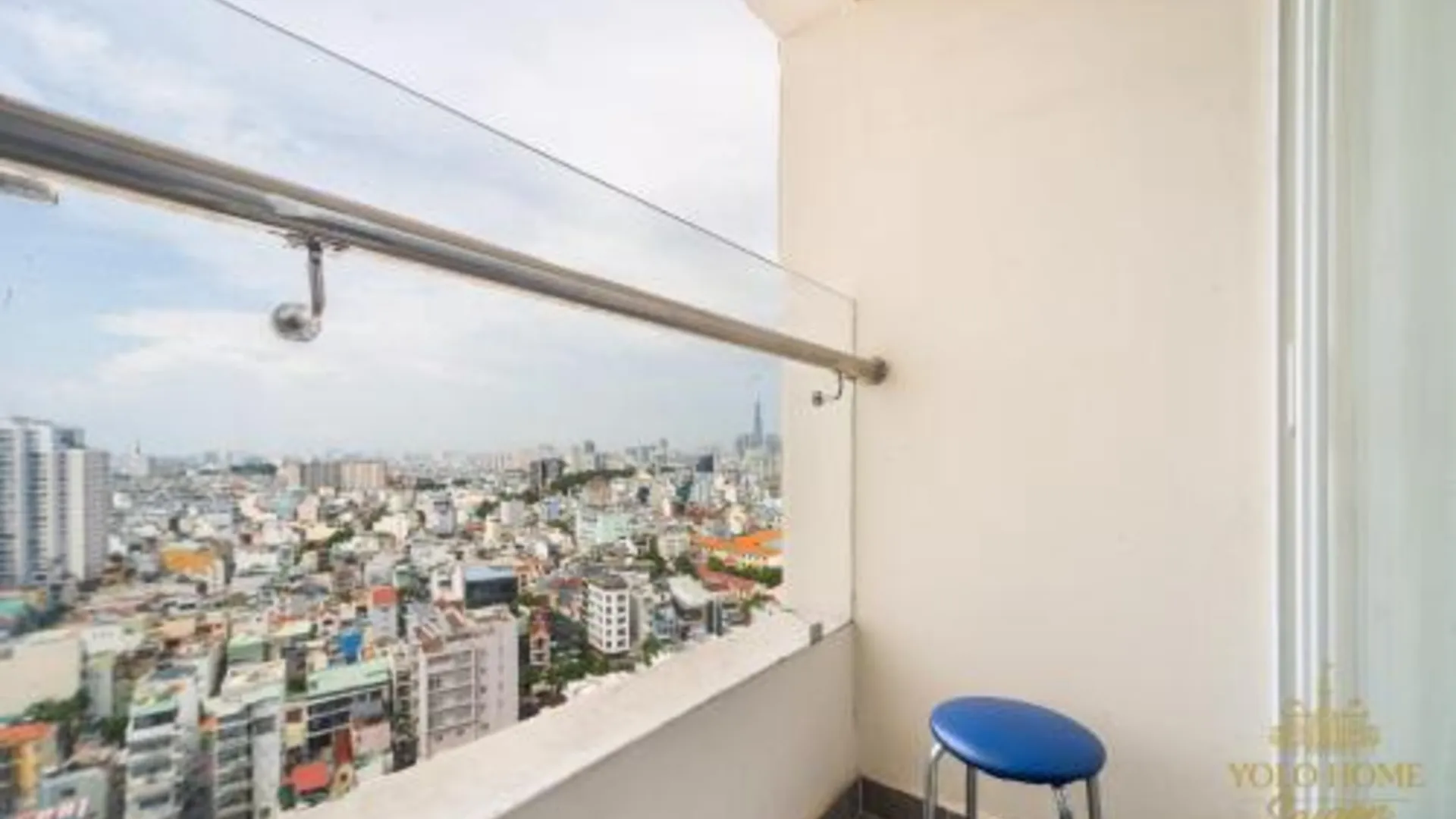 호치민 3군의 프라이빗 하우스 (60m², 침실 2개, 프라이빗 욕실 1개) 4성급 게스트하우스 전망