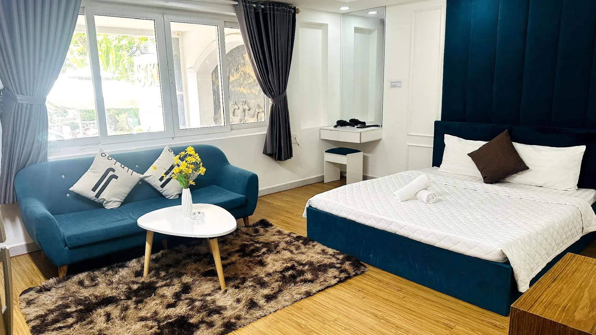 호치민 4군의 아파트먼트 (m², 침실 1개, 프라이빗 욕실 1개) 4성급 게스트하우스 스위트룸