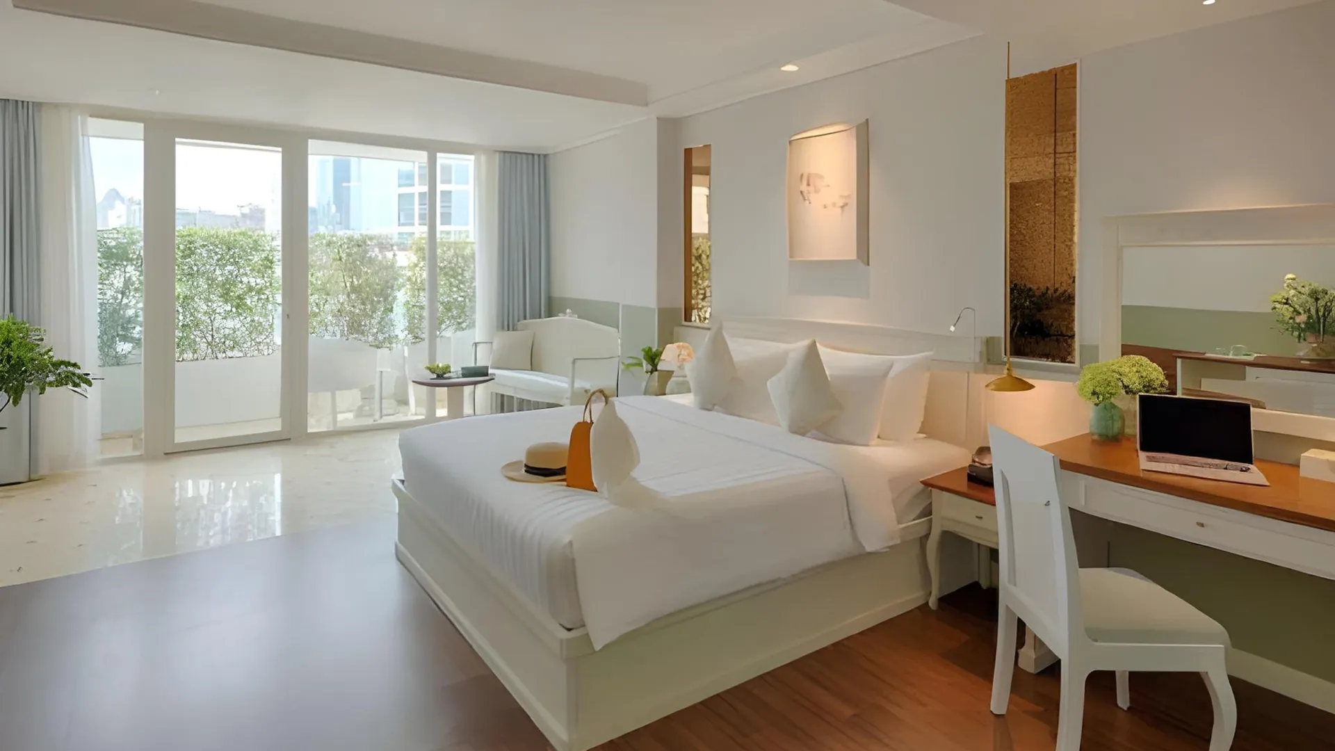 호치민 오 락 샤르네 호텔 4성급 호텔 스위트룸