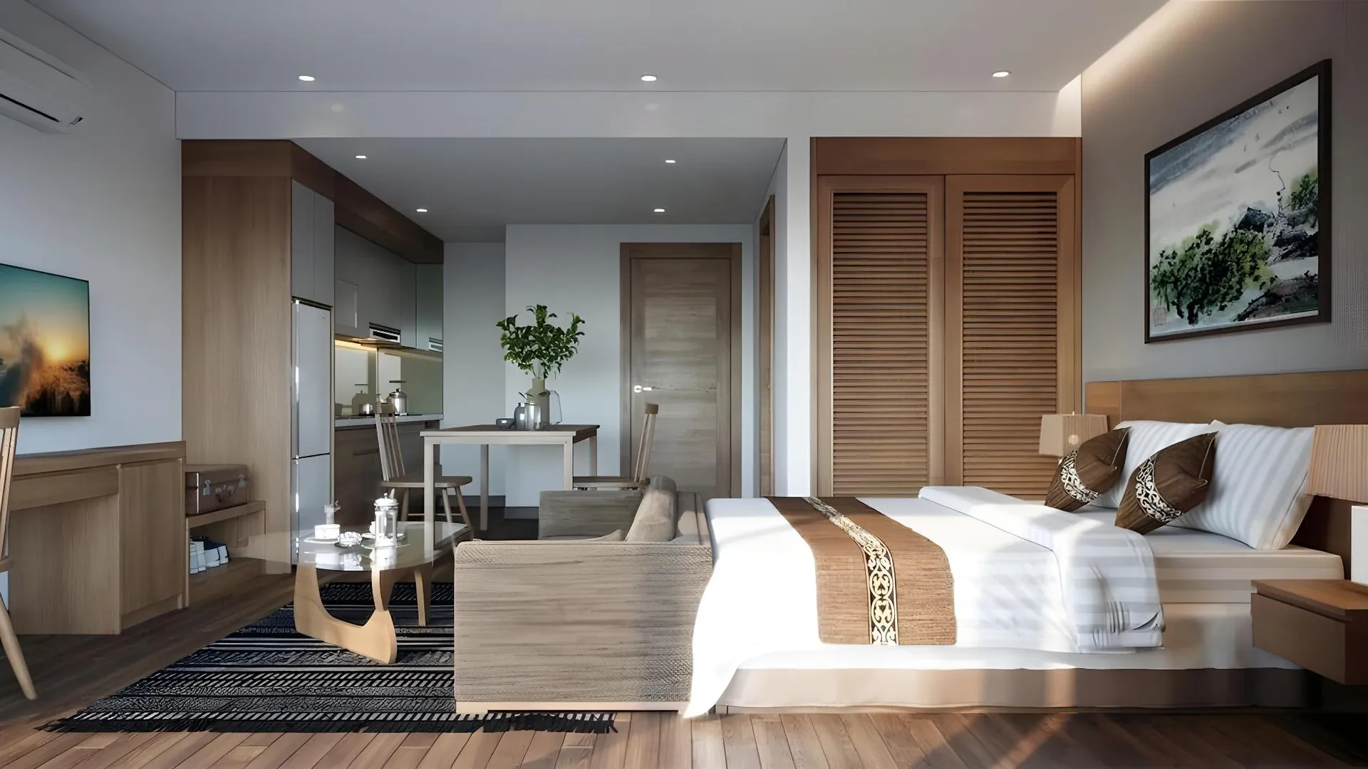 하노이 쟈도르 아파트먼트 4성급 호텔 스위트룸