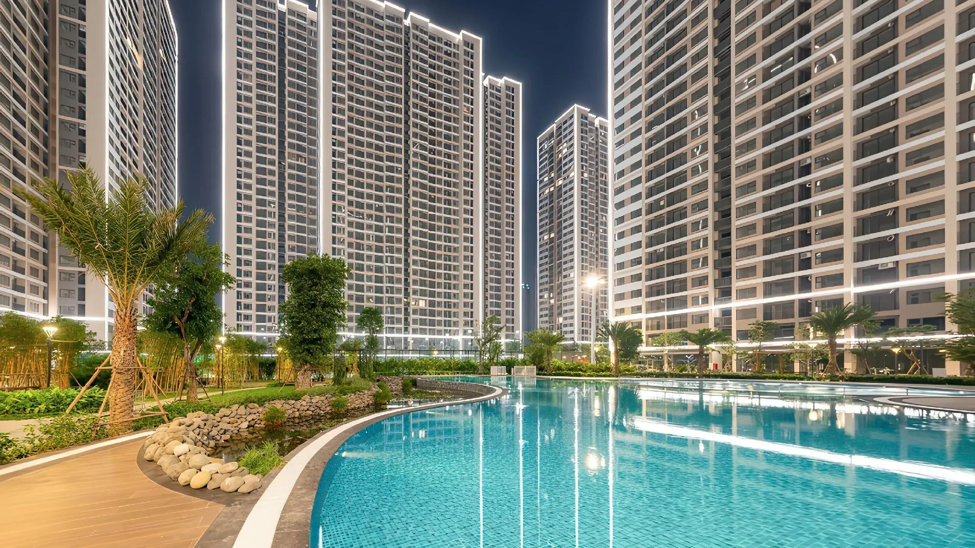 호치민 어반 젠 사이공 - 빈홈즈 랜드마크 81 4성급 호텔 로비