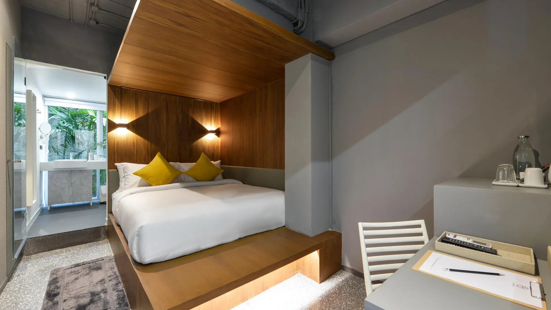 방콕 티앙 캡슐 3성급 호텔 전망