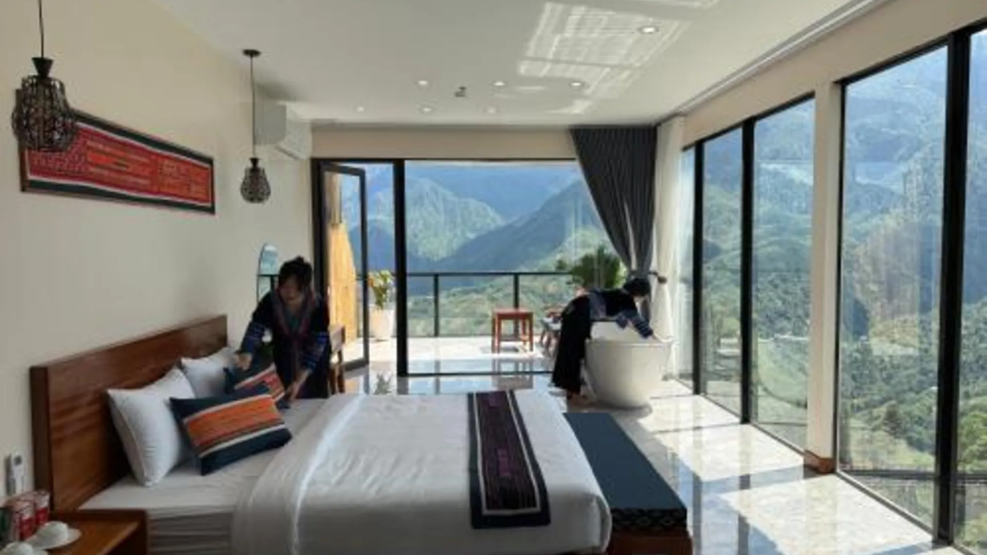 사파 라도 2 홈스테이 앤 커피 4성급 게스트하우스 스위트룸