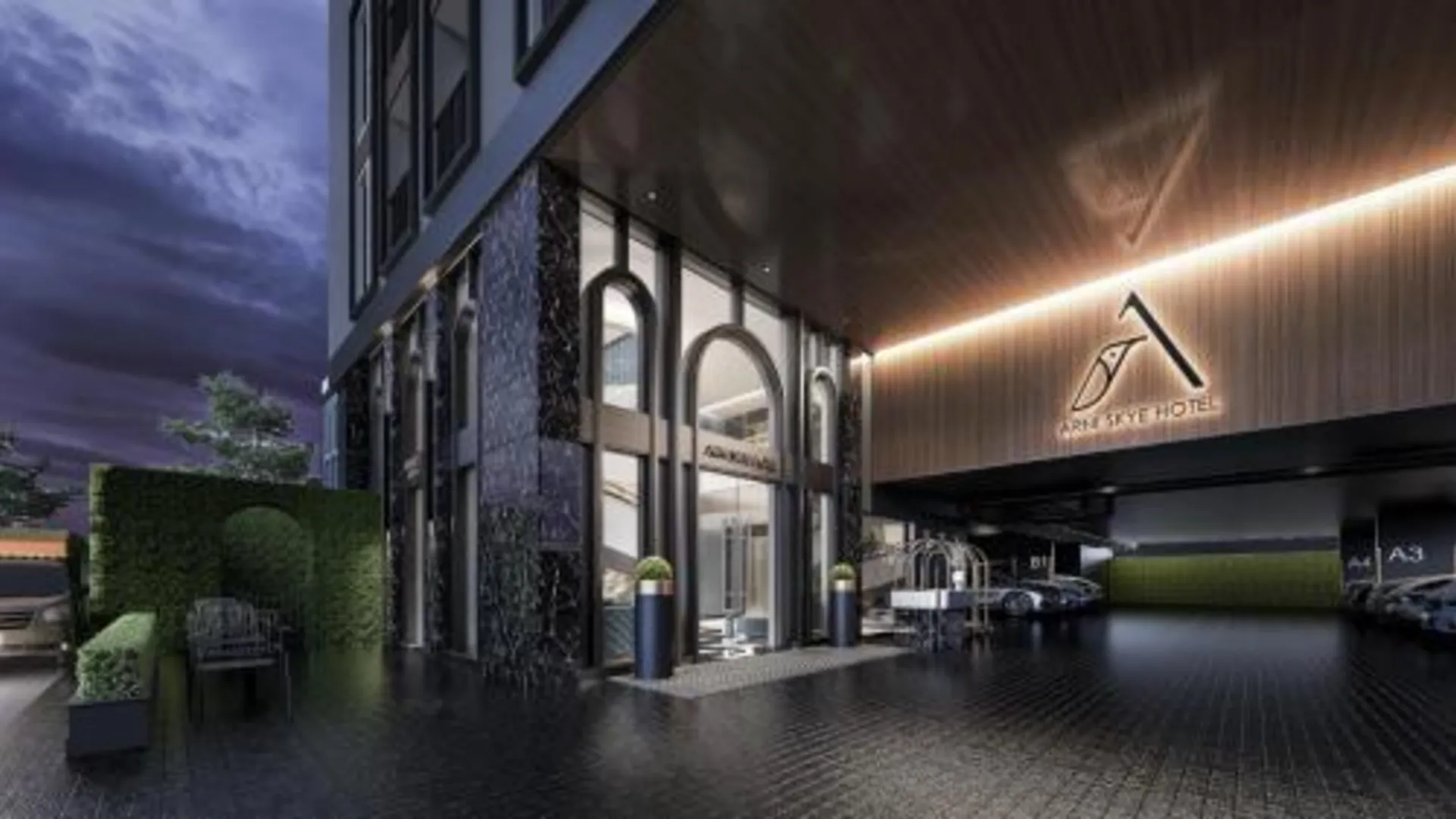 방콕 아르니 스카이 호텔 4성급 호텔 레스토랑