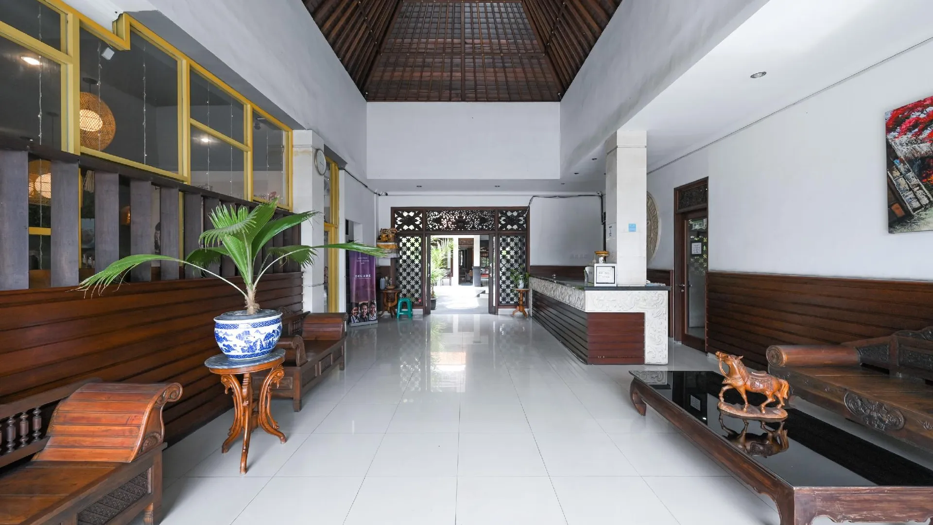 발리 산스 바이브스 푸리 망고 호텔 사누르 3성급 호텔 로비