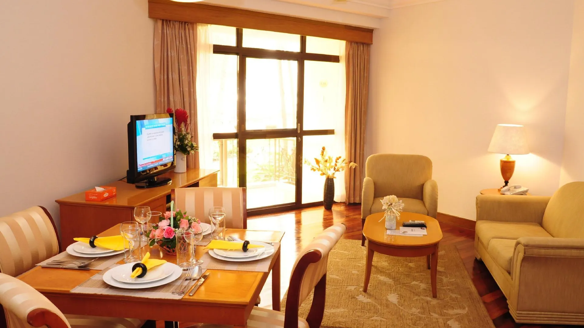 호치민 리버사이드 서비스 아파트먼트 4성급 호텔 스위트룸