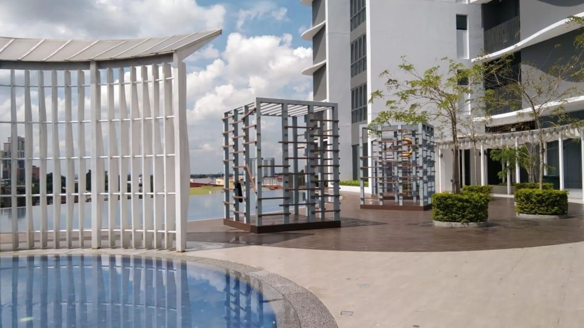 코타바루 코타바루 시내의 프라이빗 하우스 (55m², 침실 1개, 프라이빗 욕실 1개) 3성급 싱글룸 레스토랑