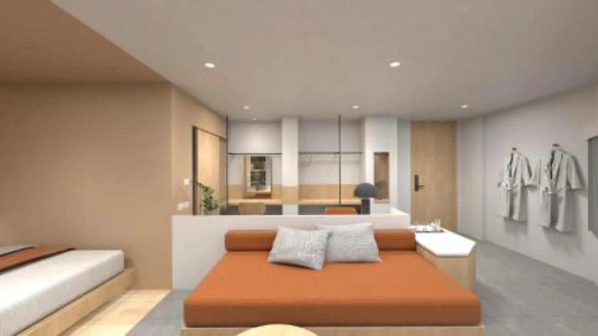 방콕 더 퍼블릭 호텔 3성급 호텔 스위트룸