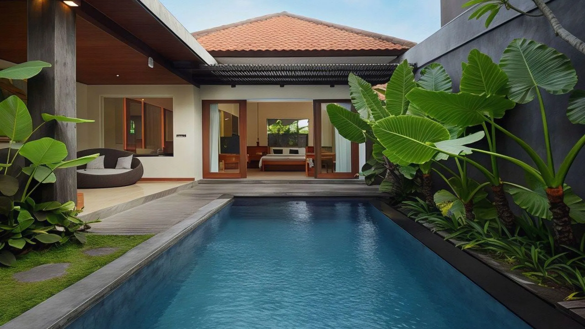 발리 JAPA 스위트 앤 빌라 5성급 호텔 객실