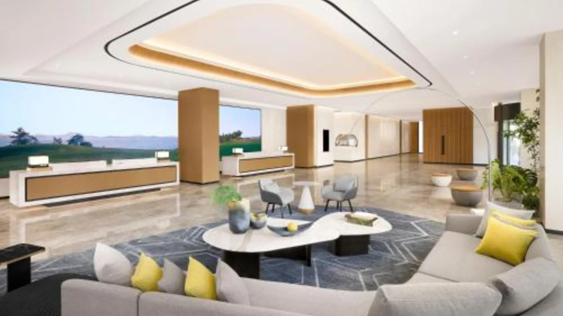 세종시 코트야드 바이 메리어트 세종 4성급 호텔 로비