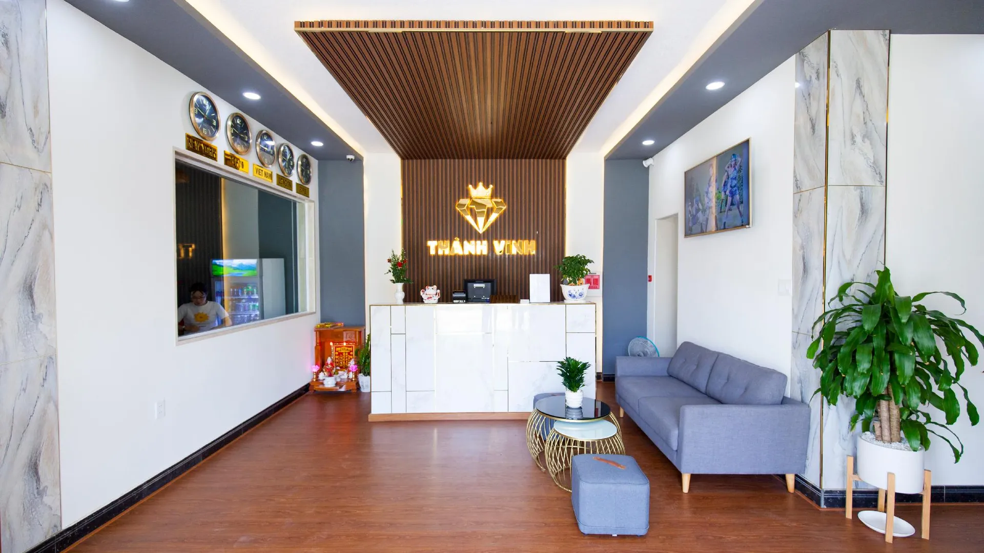 호치민 카크 산 탄 빈 1성급 호텔 로비