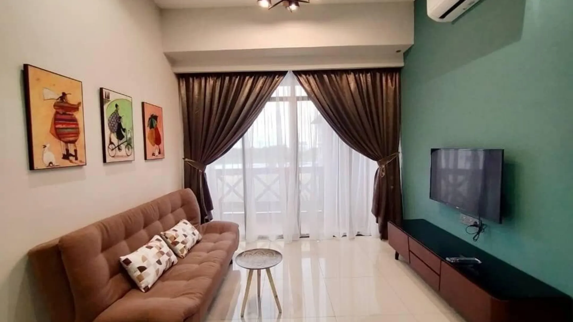 말라카 말라카 시내의 아파트먼트 (48m², 침실 1개, 프라이빗 욕실 1개) 5성급 게스트하우스 객실