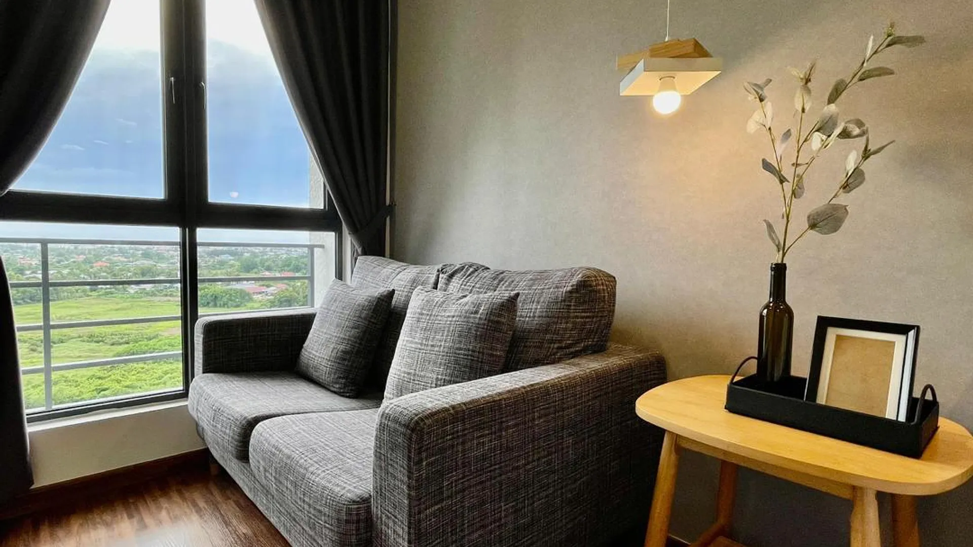 코타키나발루 크파얀의 아파트먼트 (400m², 침실 1개, 프라이빗 욕실 1개) 3성급 싱글룸 객실