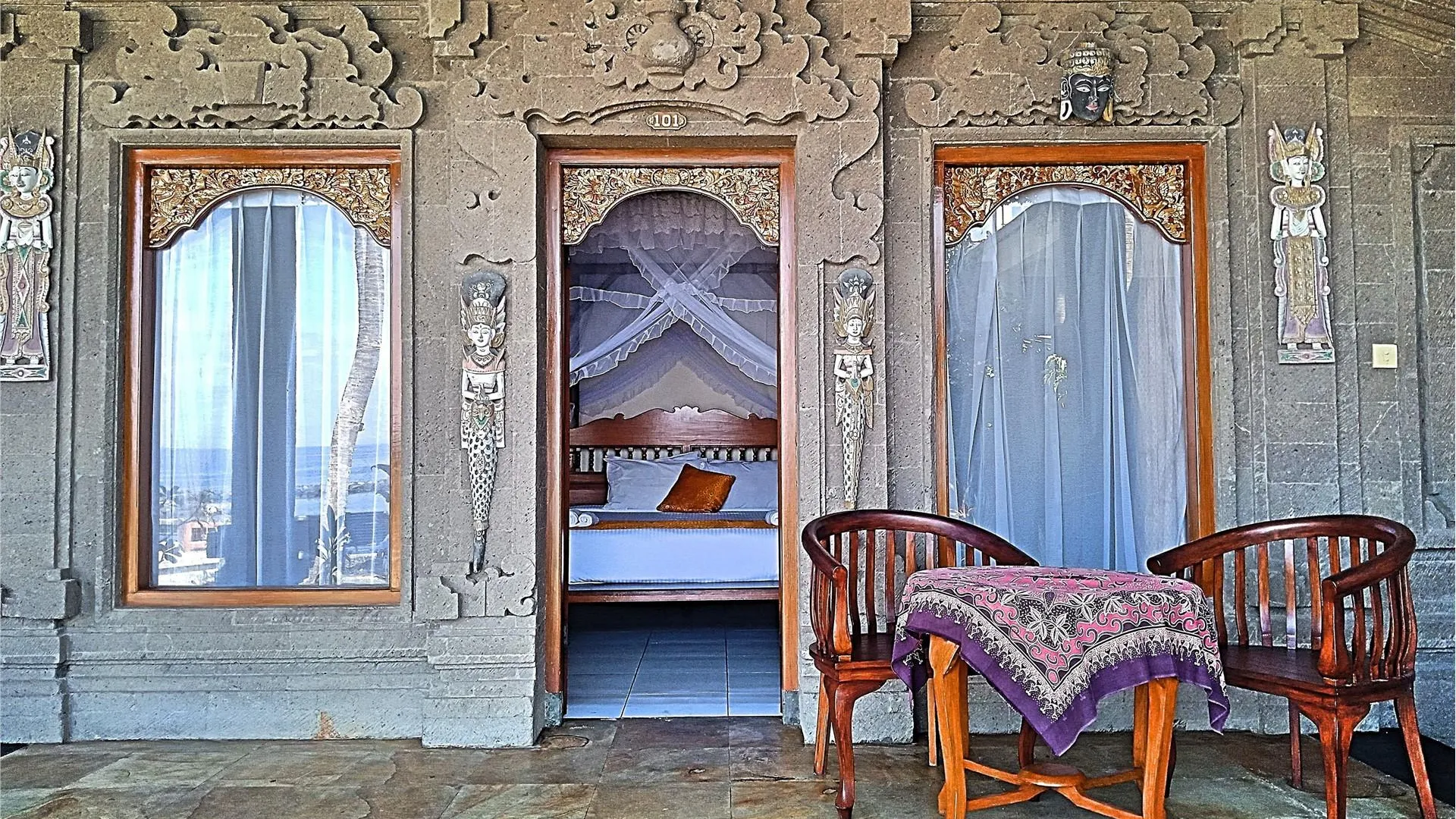 발리 방갈로 게링싱 칸디다사 1성급 호텔 스위트룸