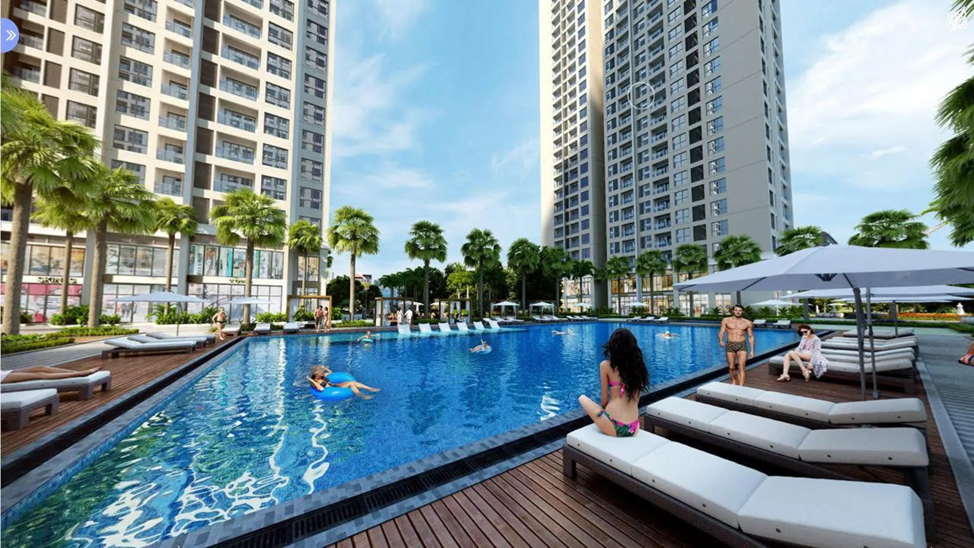 하노이 하노이 룸스 - 빈홈즈 스카이레이크 아파트먼트 5성급 게스트하우스 외관