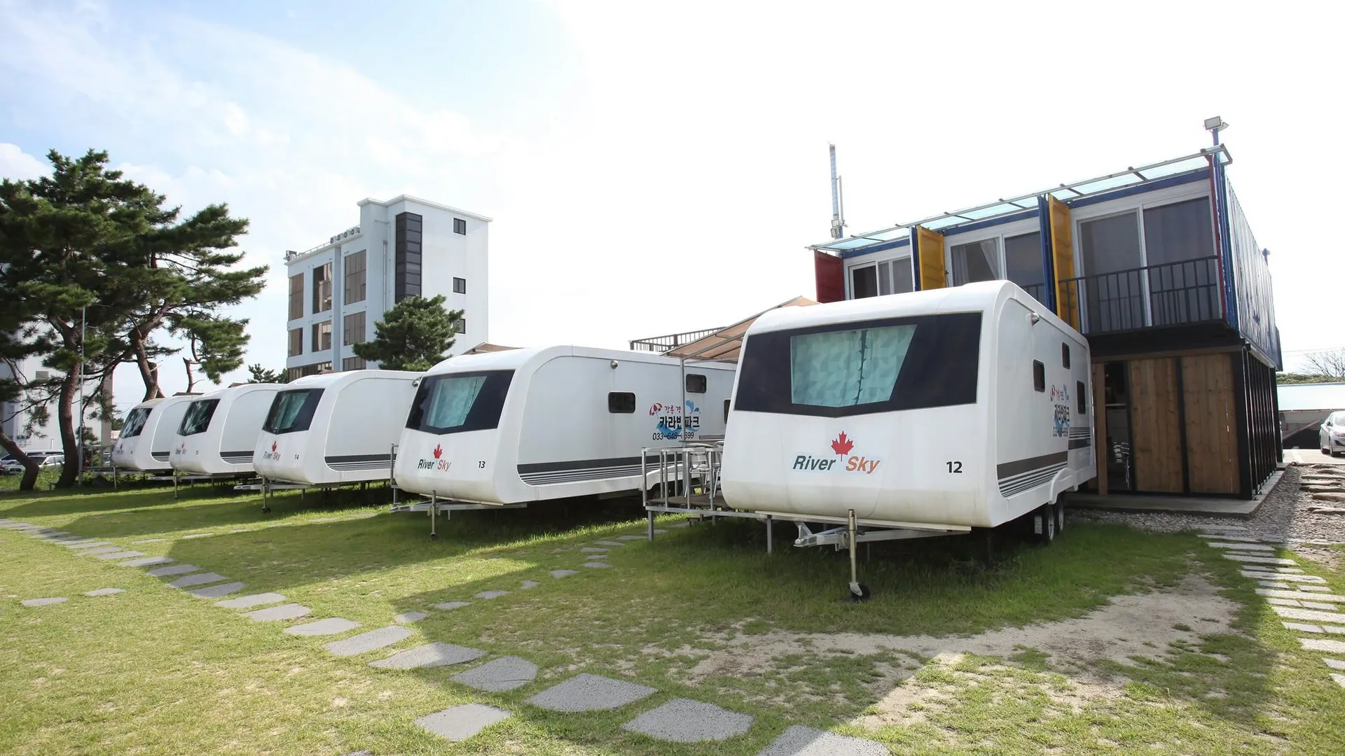 강릉 씨카라반 2성급 게스트하우스 레스토랑