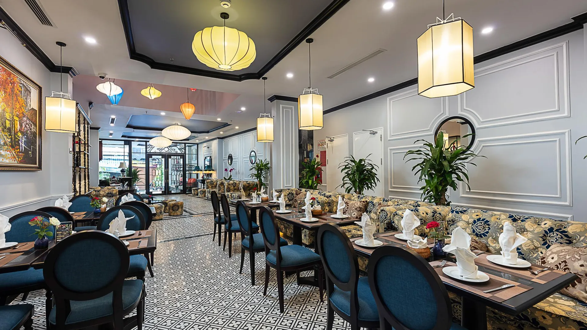 하노이 바빌론 프리미엄 호텔 앤 스파 4성급 호텔 로비