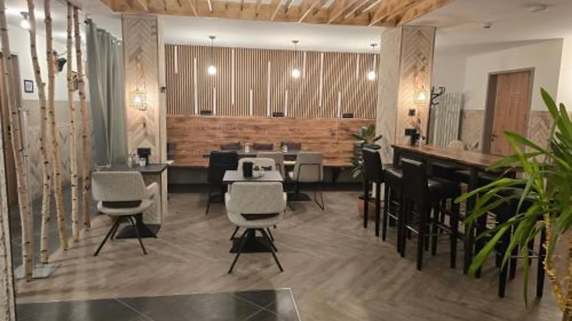 민덴 Aparthotel Fairschlafen Minden 호텔 레스토랑