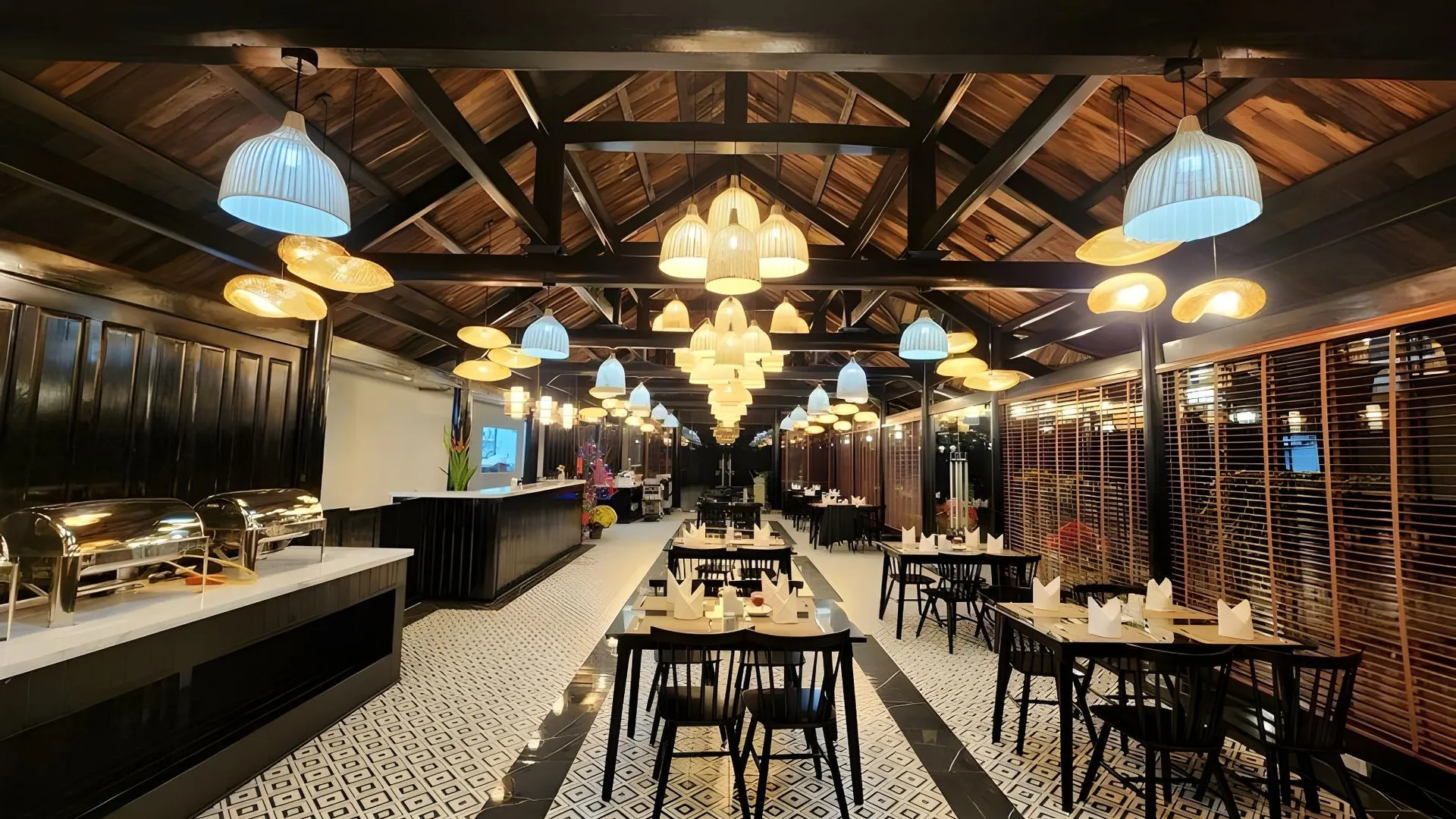 사파 사파 솔레이 호텔 4성급 호텔 레스토랑