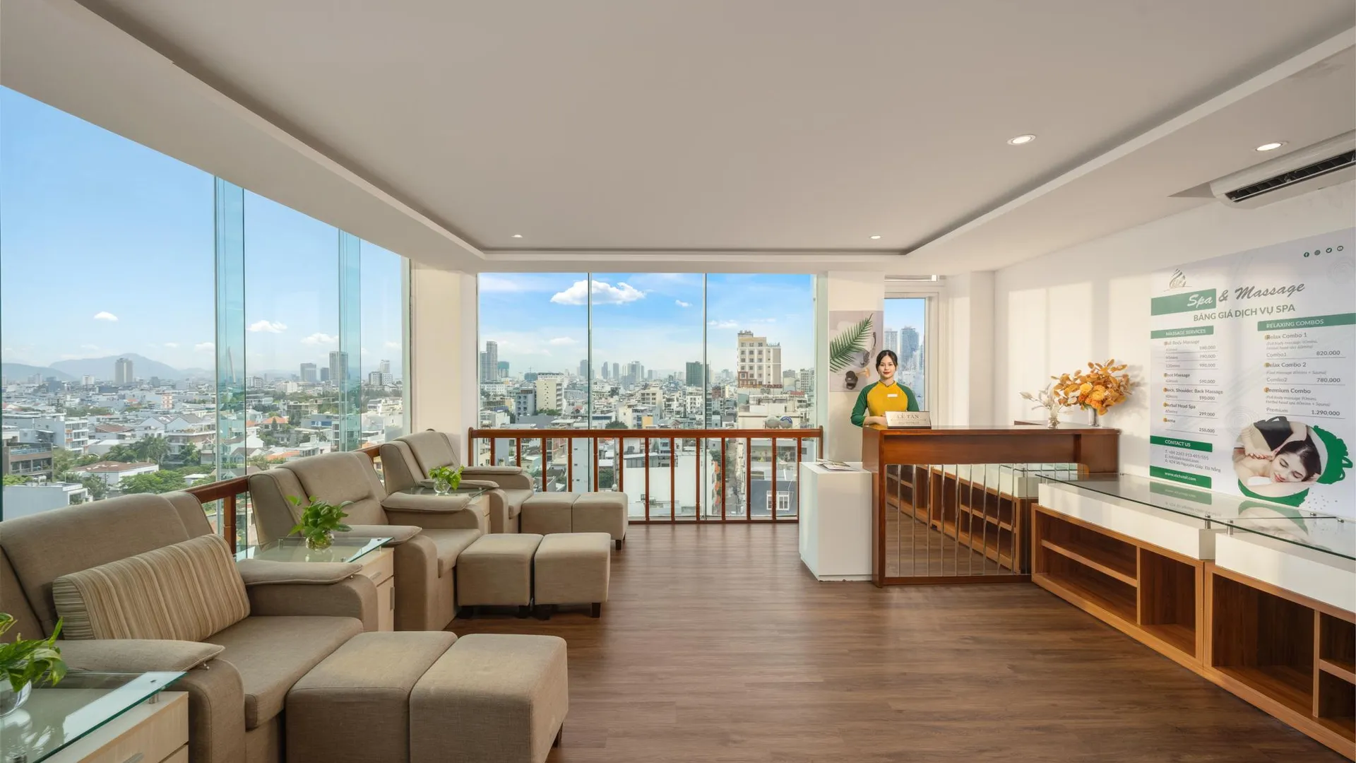 다낭 ELC 다낭 호텔 앤 스파 4성급 호텔 로비