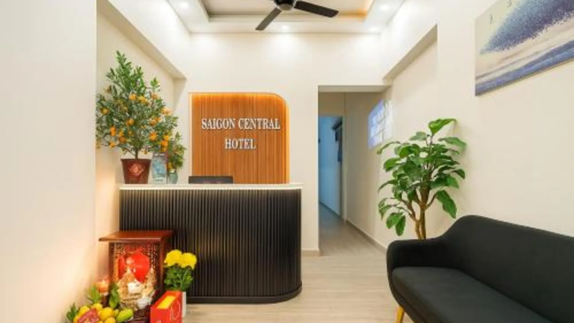 호치민 사이공 센트럴 호텔 2성급 호텔 로비
